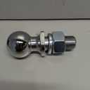 Nilight 2-5/16-Inch Diameter Chrome Trailer Hitch Ball, 15,000 lbs, 1-1/4 x 2-5/8-Inch Shank Universal Fit,Gray