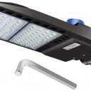 ledmo 200W LED Parking Lot Lights 5000K Street Shoebox Pole Lights Waterproof 26000LM Super Bright Dusk to Dawn Outdoor Commercial Area Flood Security Lighting Slip Fitter for Stadium Sport Garage