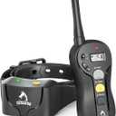 PATPET Dog Training Collar for Large Dogs - IPX7 Waterproof E Collar for Dogs Training with Beep, Vibration and Static Modes (Black)