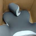 Reading Pillow for Sitting in Bed, 22H Bed Rest Pillows with Arms, Back Pillows for Sitting Up, Ergonomic Lumbar Support Cushion for Reclining, Gaming, Work, Resting, Watching TV, (Grey&Darkgrey)