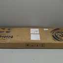 Nilight 2.8" Rise Curb Ramps, Heavy Duty Rubber Driveway Threshold Shed Ramp for Sidewalk Cars Lawn Mower Wheelchairs Motorcycles, 3300lbs Load Capacity