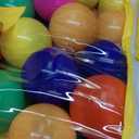 Ball Pit Balls Phthalate Free BPA Free Crush Proof Plastic - 7 Bright Colors in Reusable Play Toys for Kids with Storage Bag