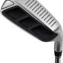 MAZEL Golf Pitching & Chipper Wedge, Right Handed, for Men & Women (Right, Stainless Steel (Black Head), S, 35)