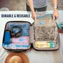 Vacuum Seal Bags for Clothing Travel, 12 Combo - Space Saver Vacuum Storage Bags, Blanket & Clothes Storage Bags Vacuum Sealed  Hand Pump Included, Bolsas Para Guardar Ropa Al Vaco