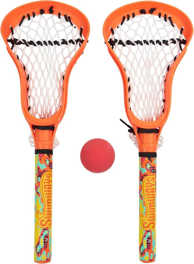 SwimWays Hydro Lacrosse, Orange, Outdoor Games for Adults & Kids, Swimming Pool Accessories and Pool Party Games, Orange
