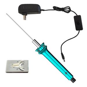 Hot Wire Pen, Electric Hot Wire Cutter Pen 10cm, Styrofoam Cutting Hot Pen Hot Wire Cutting Pen for Amateur DIY Heat Cutting Engraving Pen, Art Making, Foam Carving (blue, 100mm)