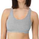 Hanes Women's Racerback Cotton T-Back Bralette (3 Pack) (M)