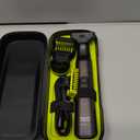 Norelco Philips OneBlade 360° Pro Face + Body, Hybrid Electric Beard Trimmer, Shaver and Bodygroomer, with 360° Blade Technology, Model QP6552/90 (Black/Lime Green)