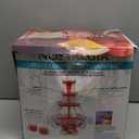 Nostalgia LPF230 3-Tier Lighted Party Fountain, Holds 1.5 Gallons, LED Lighted Base, Includes 8 Reusable Cups