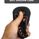JCHPINE Hard Case and Silicone Cover for JBL Clip 5 Ultra Portable Bluetooth Speaker Accessories, Soft Silicone Case for JBL Clip 5 Speaker Stand Up Holder (Black)
