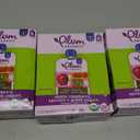 Plum Organics Stage 2 Organic Baby Food - Apple, Raspberry, Spinach, and Greek Yogurt - 3.5 oz Pouch (Pack of 4) - Organic Fruit and Vegetable Baby Food Pouch 3 Packs, Best Before: 03/OCT/2025