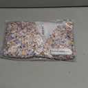 Bashafo 3/4 Sleeve Tops for Women V Neck Henley Long Sleeve Dressy Casual Shirts Ladies Loose Button-up Blouses Tunic (Small, Long Sleeve White Floral Black), L