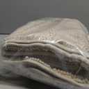 Smiry Dog Door Mat for Muddy Paws 36x24, Absorbs Moisture and Dirt Doormat, Non-Slip Washable Quick Dry Chenille Front Door Mat Indoor Entrance, Entryway Carpet for Inside Floor, Cream White