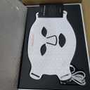 MEGELIN 7 Colors Led Light Therapy Facial Mask, Face Light Therapy Mask for Face, Reduce Wrinkles Smooth Skin, Infrared Light Skin Rejuvenation (White)