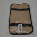 8sanlione Car Armrest Storage Box Mat, Fiber Leather Car Center Console Cover, Car Armrest Seat Box Cover Accessories Interior Protection for Most Vehicle, SUV, Truck, Car (Gray)