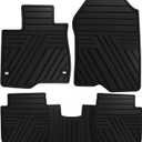 Floor Mats Fit for Honda CR-V 2026 2025 2024 2023 (Gasoline & Hybrid & e:FCEV), All Weather Custom Fit Heavy Duty Anti-Slip Car Mats for CRV, 1st & 2nd Row Black