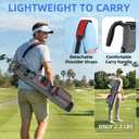 Shopsource Golf Stand Bag with Cooler Pocket, Lightweight Par 3 Carry Bag