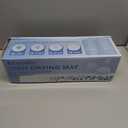 Dish Drying Mat for Kitchen Counter, 24"  16" Large Stone Drying Mat, Foldable Quick Dry Stone Mats, Ultra Absorbent Diatomaceous Earth Dish Mat for Dishes, Bottles, Cups, White