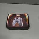 AOC PC Controller  Interactive Screen Wireless Controller Compatible with PC/Switch/Switch 2/iOS/Android, Hall Effect Joystick & Triggers, RGB Lighting, Adjustable Vibration/Turbo, 1000mAh Battery(Black)