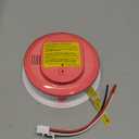 Kidde Smoke Detector, AA Battery Powered, LED Warning Light Indicators, 1 Pack, White, 30CUAR