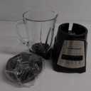 Hamilton Beach Power Elite Wave Action Blender For Smoothies, 40 Oz Glass Jar, 12 Functions Including Puree, Crush Ice, Black, 700 Watts, Black (58148A)
