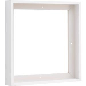 Pixy Canvas Floater Frame 4x4 for 1-1/2 (1.5) inch Deep Canvas Paintings/Canvas Prints/Wood Canvas Panels/Wall Art/Wall Decor/Home Decor/Artwork (White, 4 x 4 inch, Square)