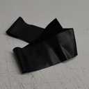 BELINOUS Leather Steering Wheel Cover Lace Up, Stitch on Steering Wheel Wrap, Universal Fit 13-20 Inch Car Truck Pickup Boat, A Whole Piece of Cowhide, DIY w/Needle Thread (Size M2, Black)