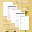 4 x Ymumuda Academic Planner 2026, Daily Weekly and Monthly Calendar Planner (Jan.2026-Dec.2026),8.4"6.3", Hardcover Notebook Teacher Supplies, Premium Thick Paper, Planners for School Work Office