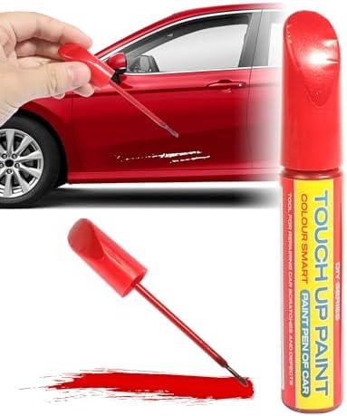 ESEWALAS Car Paint Pen,Car Paint Repair,Car Repair Scratch Remover,Touch Up Paint for Cars,Car Accessories Car Scratch Repair Paint Pen,Quick Easy Car Touch Up Paint Pen for Car Deep Scratches (Red), Pack of 10