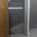 Vinyl Basement Hopper Window, Bathroom Window 32" x 18" White