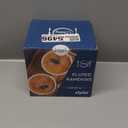 Delling Creme Brulee Ramekins - 6 Piece Set, 8 oz Round Fluted Quiche Dishes, Oven Safe, White