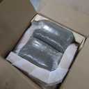 Christopher Knight Home Yorick Modern Boucle Dining Chair Set of 2 with Cushion, Solid Wood Dining Room Armchair Set, Curved Backrest Kitchen Side Chair, Living Room Comfy Extra Seat, Natural+Green