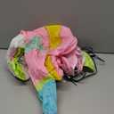 Leyndo 3.5 Feet Christmas Inflatables Pastel Nutcracker with LED Lights Christmas Window Blow up Pink Nutcracker Decorations Hold Pastel Peppermint Lollipop Xmas Holiday Outdoor Decorations