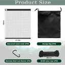 Ultralight Rodent Proof Bear Bag - Stainless Steel Mesh Hanging Food Storage Bags for Camping Backpacking Hiking, Rust-Resistant Sack with Rope and Lock for Easy Hanging
