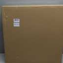 Large Navy Blue Decorative Tray for Ottoman,Stylish Rectangle Coffee Table Tray with Handles,Versatile Serving Tray for Living Room and Home Decor (20" x 20" x 3")