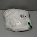 MooMee Bedding Duvet Cover Set 100% Washed Cotton Linen Like Textured Breathable Durable Soft Comfy (Solid Bright White, Twin 68"x90")