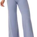 YEOREO Workout Leggings Womens No Front Seam Straight Leggings 29"/ 31.5"/ 33"/ 35" High Waist Buttery Eddiy Gym Yoga Pants (Small, Granite Blue)