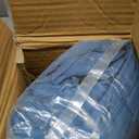 ANOW 2 Person Hammock with Detachable Large Hammock Pad and Pillow, for Garden Yard Outside, 450 LBS Weight Capacity, Blue