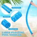 2 Pcs Large Floating Pool Noodles 45 x 2 Inch Soft EVA Swimming Floating Foam Water Board Swim Noodle Tube Swirl Pool Exercise Accessories for Sport Lake River Craft Project