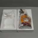 Christmas Snow Globe Reindeer Lighted Musical Glitter Globe Battery Operated or USB Powered with Timer Water Glittering Snowing Globe for Christmas Party Home Table Decorations Gifts (Reindeer)