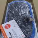 Lifepro Rumblex Max 4D Black Vibration Plate Exercise Machine with Loop Resistance Bands for Home Fitness Shaping Training Recovery Tone & Strength (BLUE)