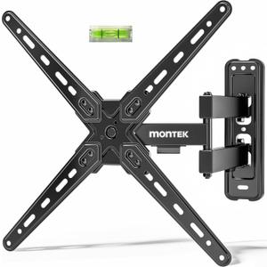 monTEK Full Motion TV Wall Mount Bracket for Most 13-55 Inch LED LCD Flat Screen TVs & Monitors, Swivel Tilt Extension Rotation with Articulating Arms, TV Mount Max VESA 400x400mm, up to 55lbs