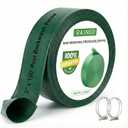 USTAR 3" x 100 FT Pool Backwash Hose, Heavy Duty Pool Drain Hose Reinforced 3-Layer PVC Lay Flat Discharge Hose with Clamps,High Pressure Burst Proof,Weather & UV Resistant Sump Pump Drain Hose