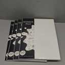 Sketchbook Marker Paper Pad, 90LB/150GSM Thick Sketch Book, 60 Sheets/120 Pages Glue-Bound, Sketch Book for Alcohol Markers, Acrylic Marker, Charcoal Pencil, Ink Pens, Colored Pencil, Oil Pastel
Pack of 4