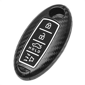 TANGSEN Smart Key Fob Case for INFINITI EX FX X G JX M Q QX SERIES for NISSAN ALTIMA COUPE ARMADA GT-R MAXIMA MURANO CROSS CABRIOLET PATHFINDER ROGUE SENTRA VERSA 4 Button Keyless Entry Remote Cover