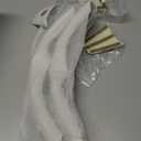 Uxcer Carbon Fiber Steering Wheel Cover & ABS Wrap Kit for Tesla Model 3 / Y Accessories White