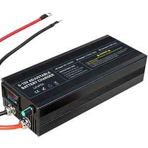 14.6V 80A Lithium Iron Phosphate Battery lfp Charger, 0-80 A Adjustable Current,Fast Charging, Interface Ring Terminal Used for 12V LiFePO4 Batteries.