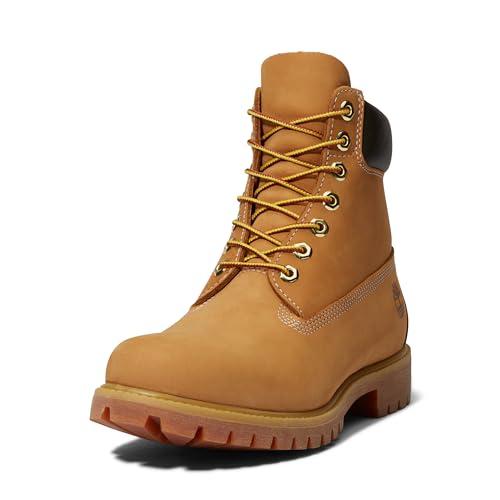 Timberland Men's Premium 6 Inch Lace Up Waterproof Boot, Wheat-NEW 2024, 10.5 Wide
