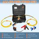 12V 100W Electric Oil Change Pump Set, Fast 1-4L/min Flow Oil Extractor Pump, Multifunctional Oil Transfer Pump for Home Outdoor Emergency RV Boat Truck Motorcycle Oil Maintenance