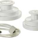 FoodSaver Plastic Jar Sealer for Vacuum Sealer Food Storage with Accessory Hose for Regular and Wide Mouth Mason Jars